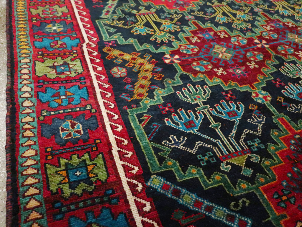 Vintage Persian Ardabil Small Room Size Carpet, No.29446 - Gsblank