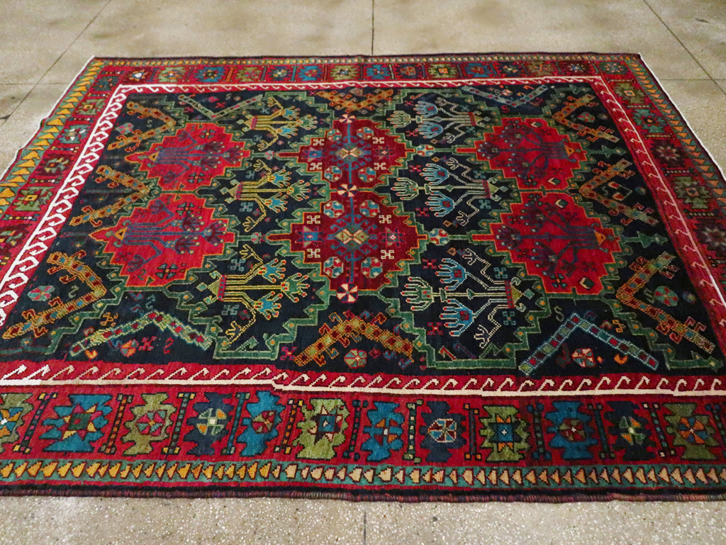 Vintage Persian Ardabil Small Room Size Carpet, No.29446 - Gsblank