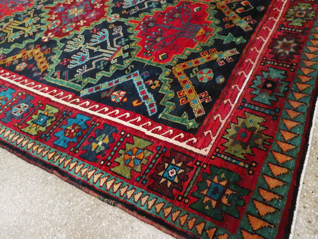 Vintage Persian Ardabil Small Room Size Carpet, No.29446 - Gsblank