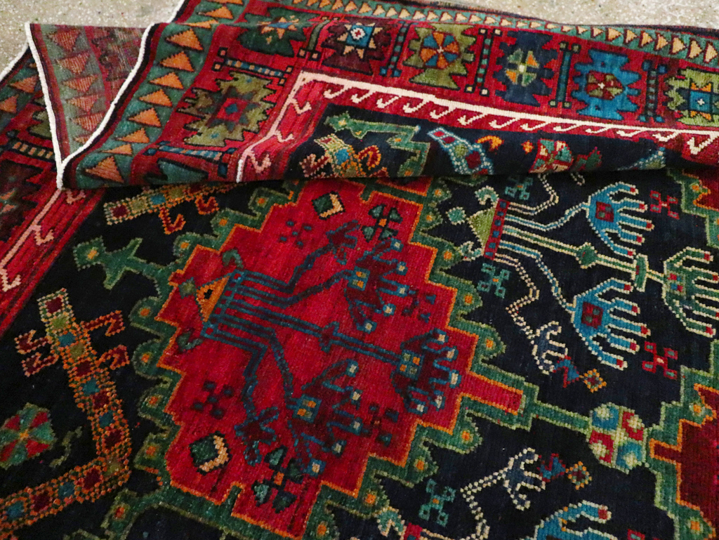 Vintage Persian Ardabil Small Room Size Carpet, No.29446 - Gsblank