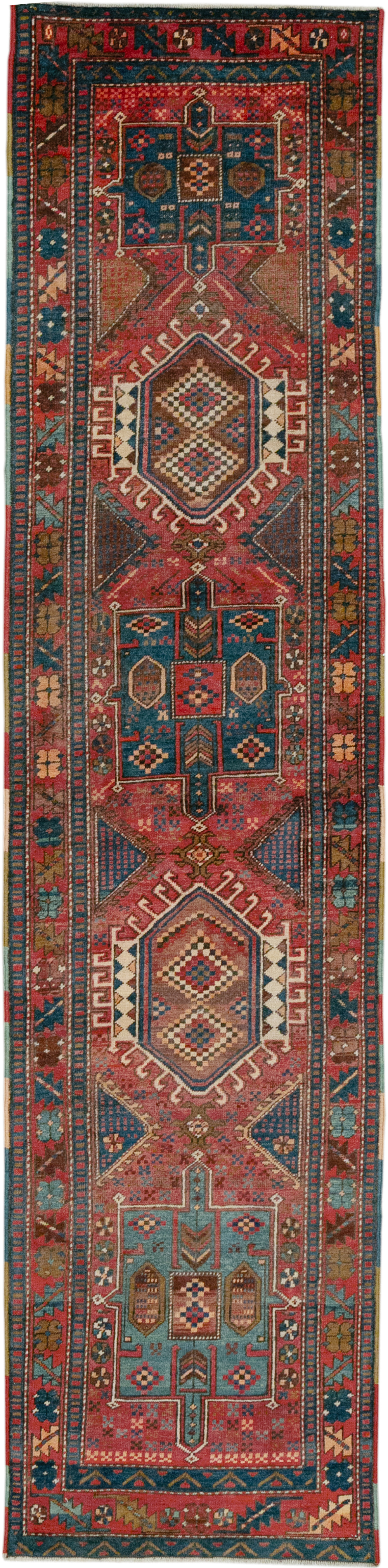 Vintage Persian Karajeh Runner, No.29451 - Gsblank