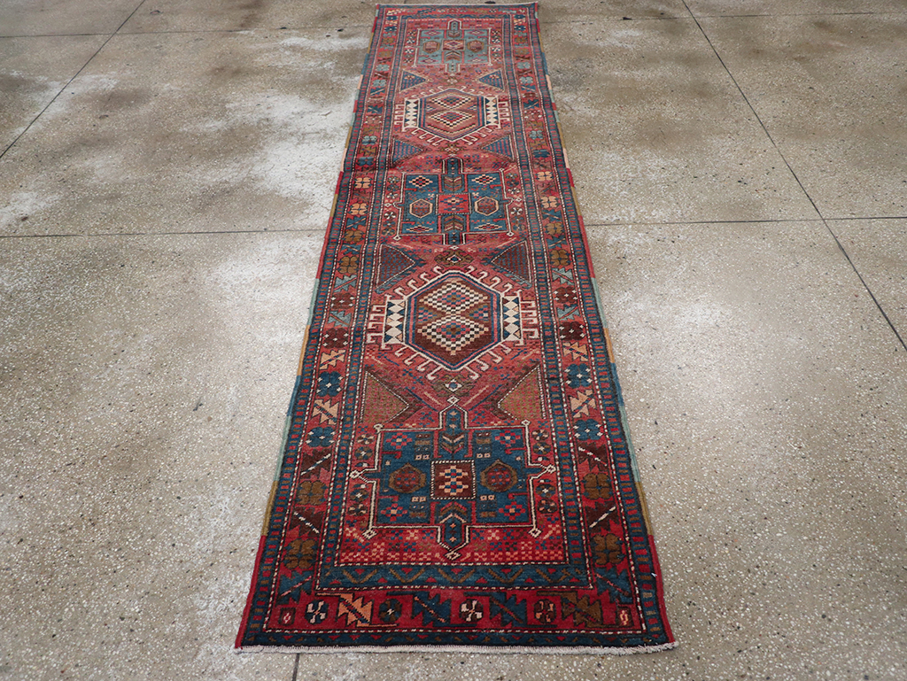 Vintage Persian Karajeh Runner, No.29451 - Gsblank