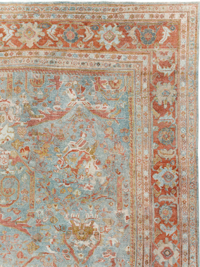 Anitque Persian Mahal Carpet, No.29460 - Gsblank