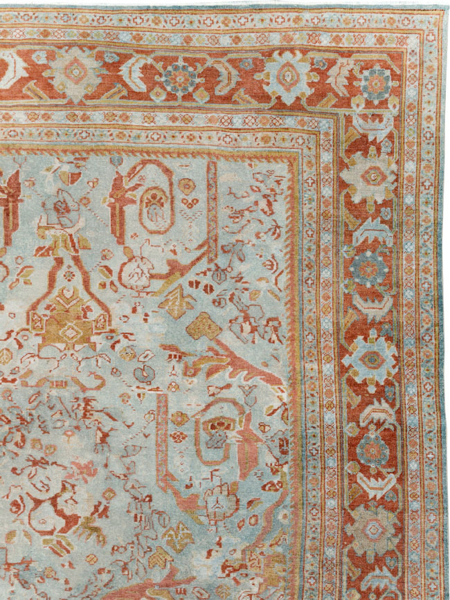Anitque Persian Mahal Carpet, No.29460 - Gsblank