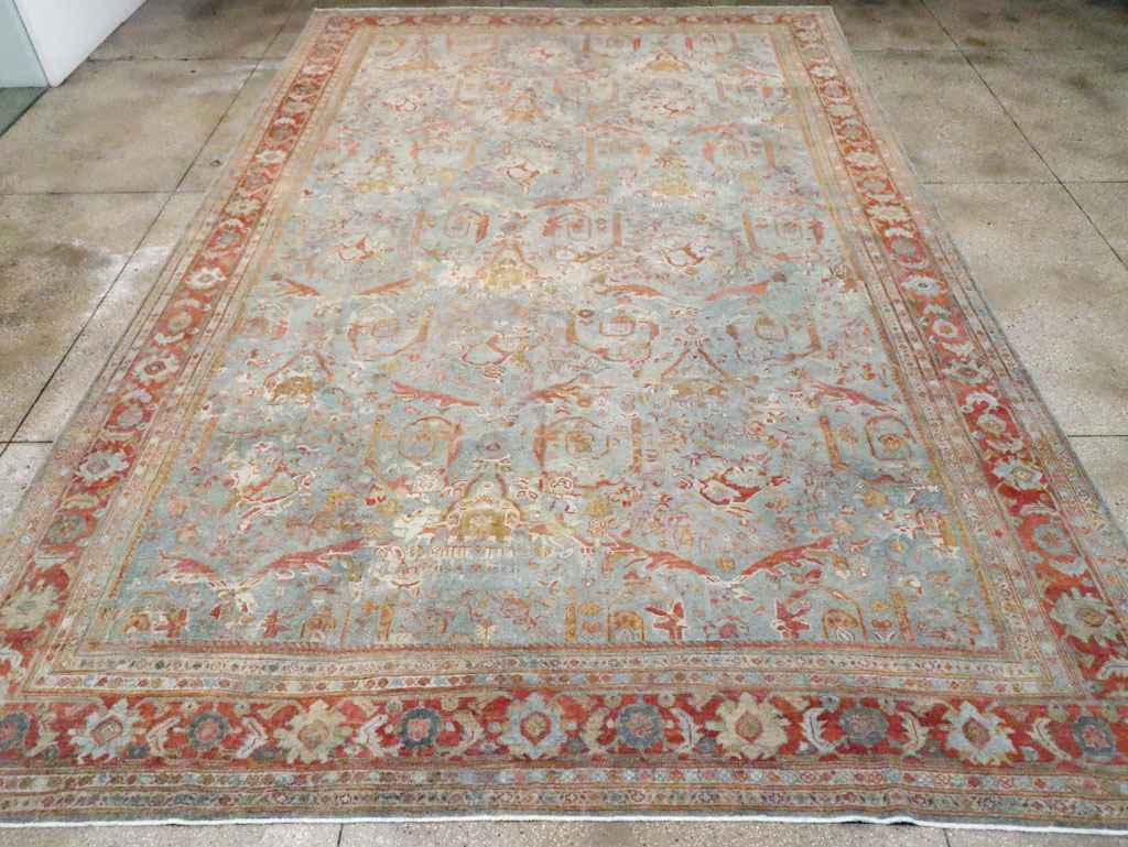 Anitque Persian Mahal Carpet, No.29460 - Gsblank