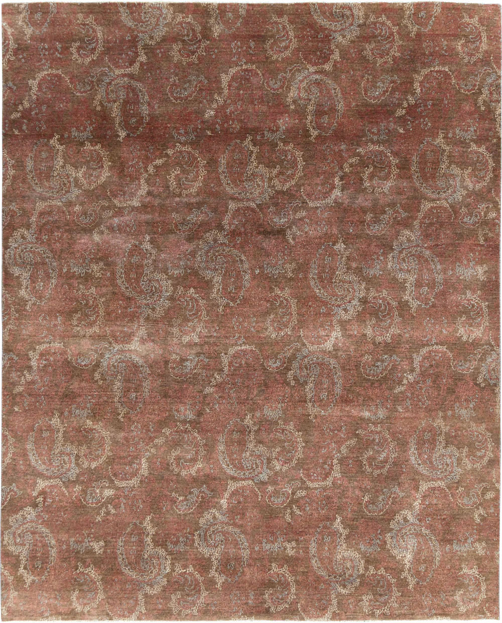 Vintage Persian Mashad Carpet, No.29464 - Gsblank