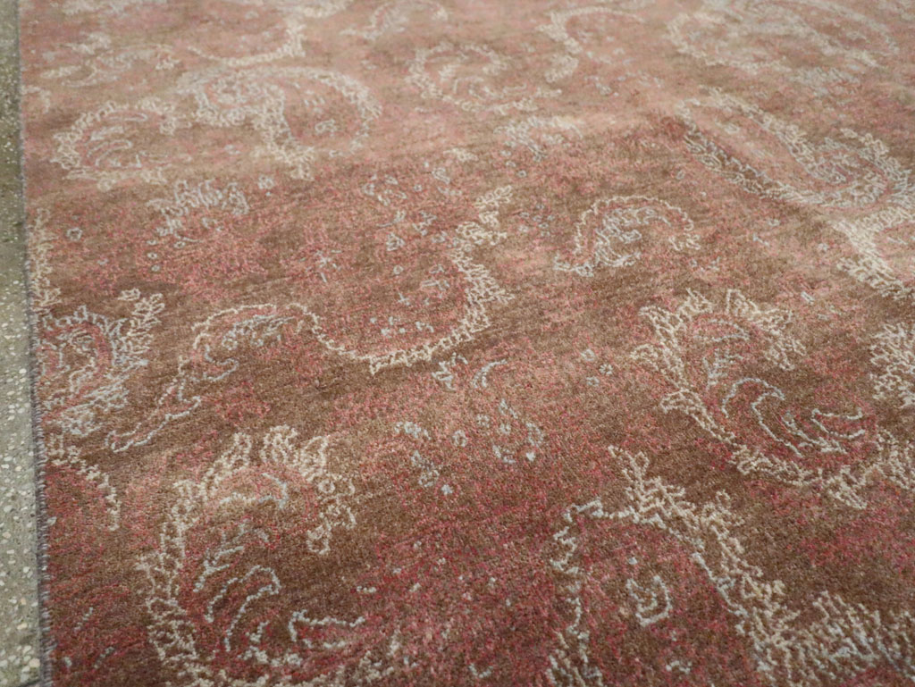 Vintage Persian Mashad Carpet, No.29464 - Gsblank