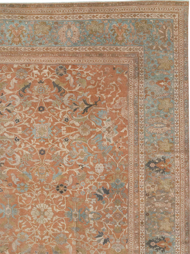 Antique Persian Mahal Oversize Carpet, No.29468 - Gsblank