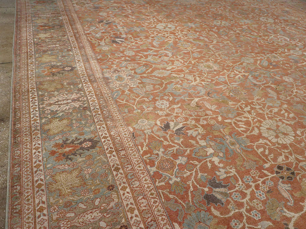 Antique Persian Mahal Oversize Carpet, No.29468 - Gsblank