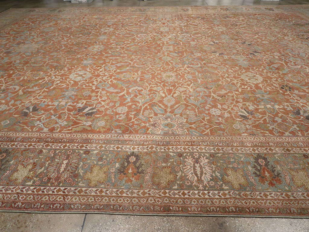 Antique Persian Mahal Oversize Carpet, No.29468 - Gsblank