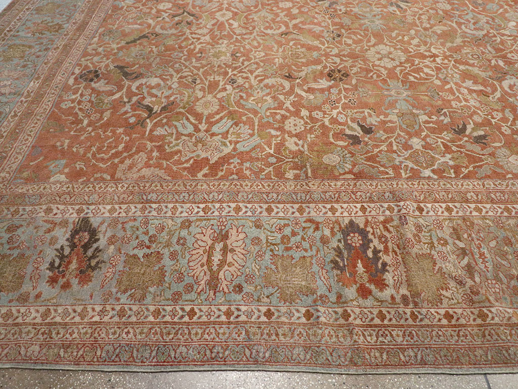 Antique Persian Mahal Oversize Carpet, No.29468 - Gsblank