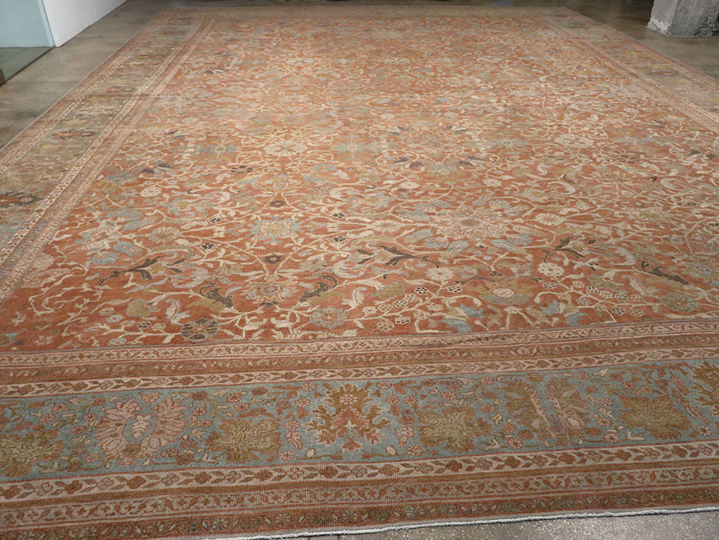 Antique Persian Mahal Oversize Carpet, No.29468 - Gsblank