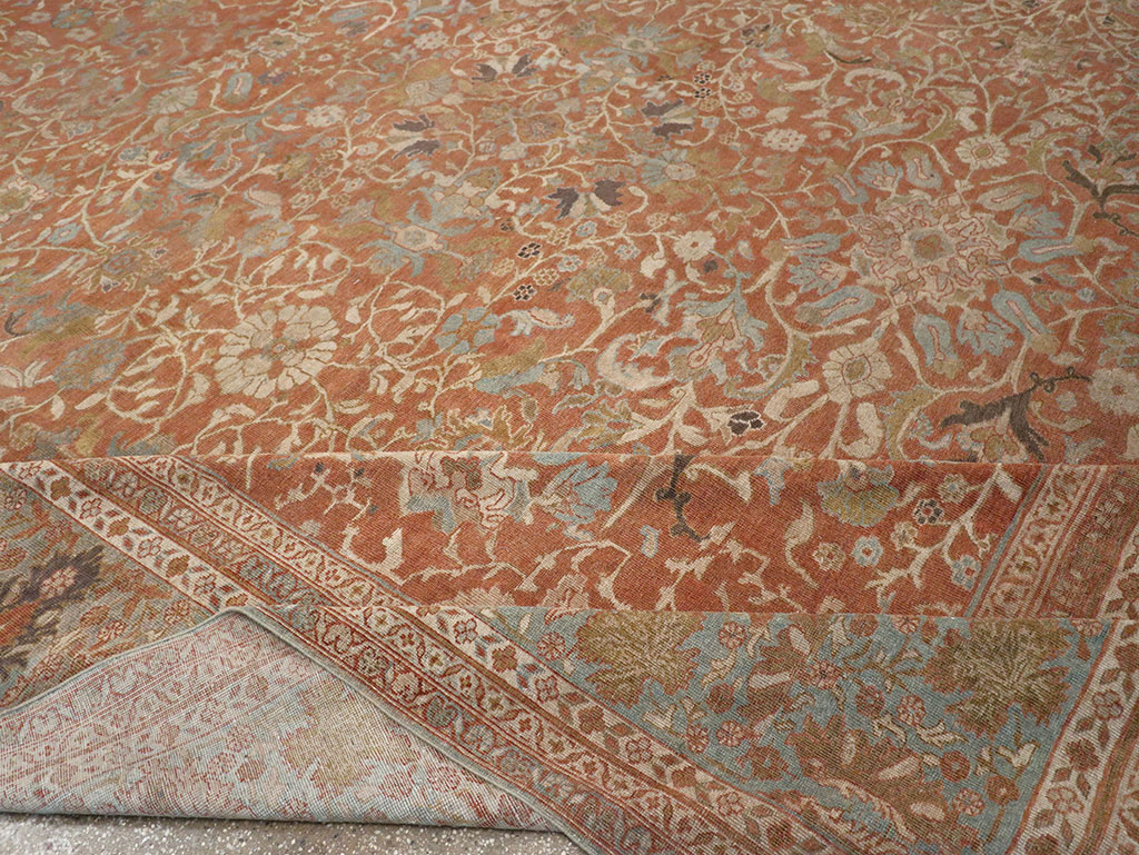 Antique Persian Mahal Oversize Carpet, No.29468 - Gsblank
