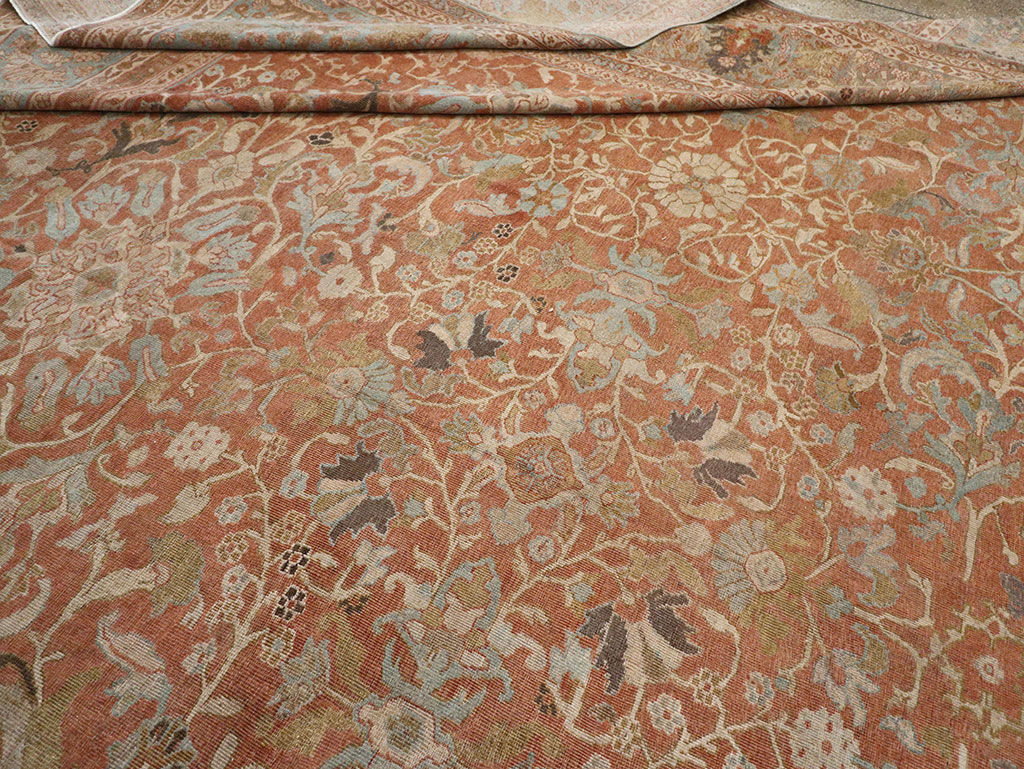 Antique Persian Mahal Oversize Carpet, No.29468 - Gsblank