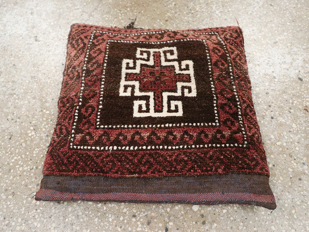 Vintage Persian Baluch Pillow, No.29474 - Gsblank