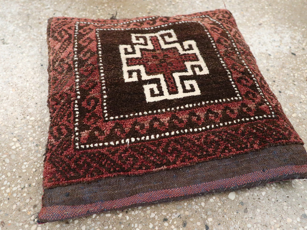 Vintage Persian Baluch Pillow, No.29474 - Gsblank