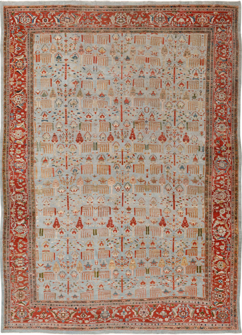 Antique Persian Sultanabad Oversize Carpet, No.29481 - Gsblank