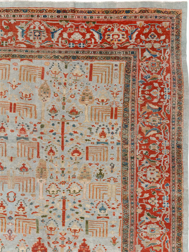 Antique Persian Sultanabad Oversize Carpet, No.29481 - Gsblank