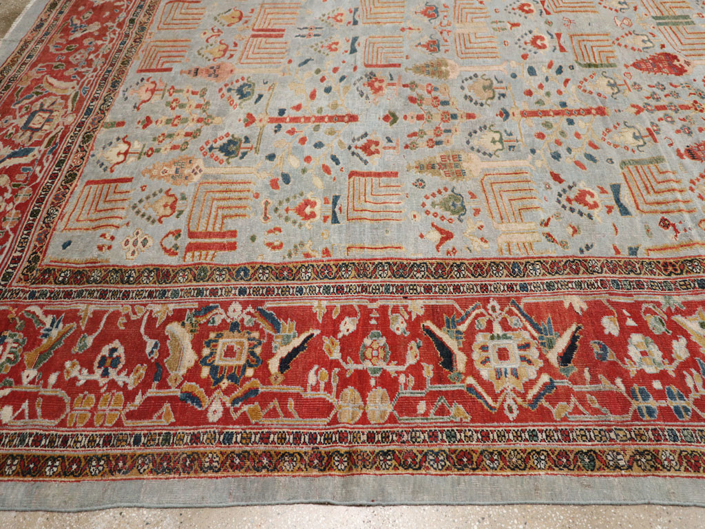 Antique Persian Sultanabad Oversize Carpet, No.29481 - Gsblank