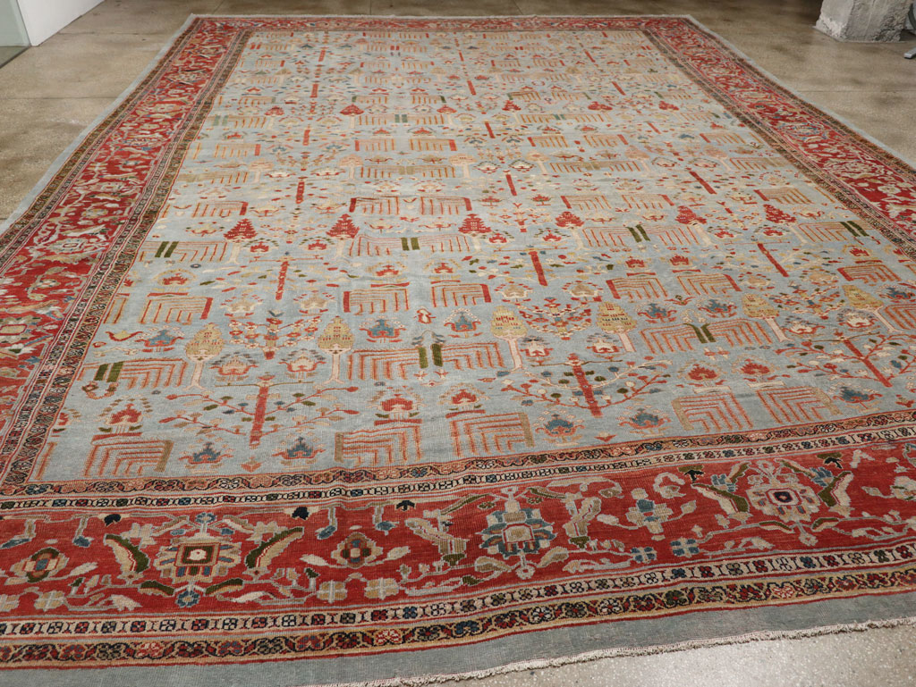 Antique Persian Sultanabad Oversize Carpet, No.29481 - Gsblank