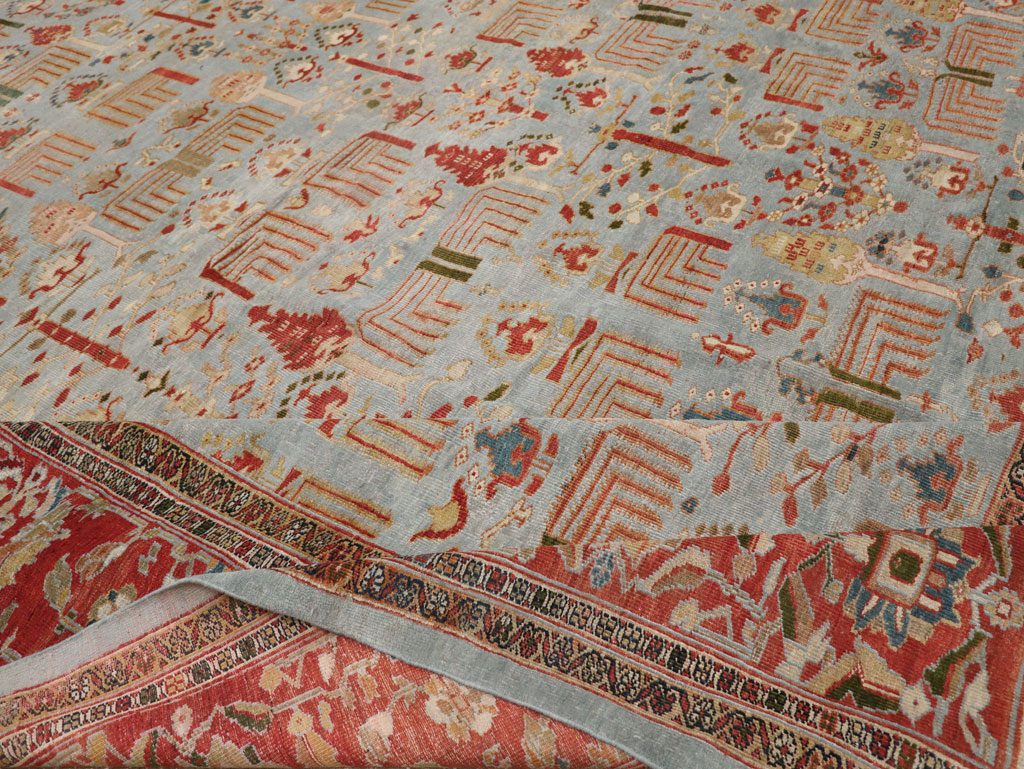 Antique Persian Sultanabad Oversize Carpet, No.29481 - Gsblank