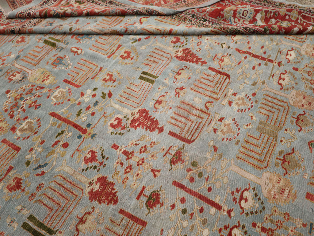 Antique Persian Sultanabad Oversize Carpet, No.29481 - Gsblank