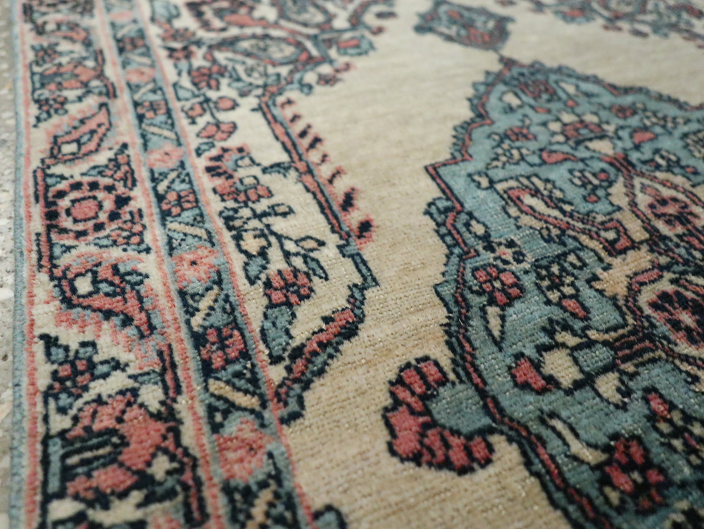 Antique Persian Tabriz Hagi Jalili Throw Rug, No.29482 - Gsblank