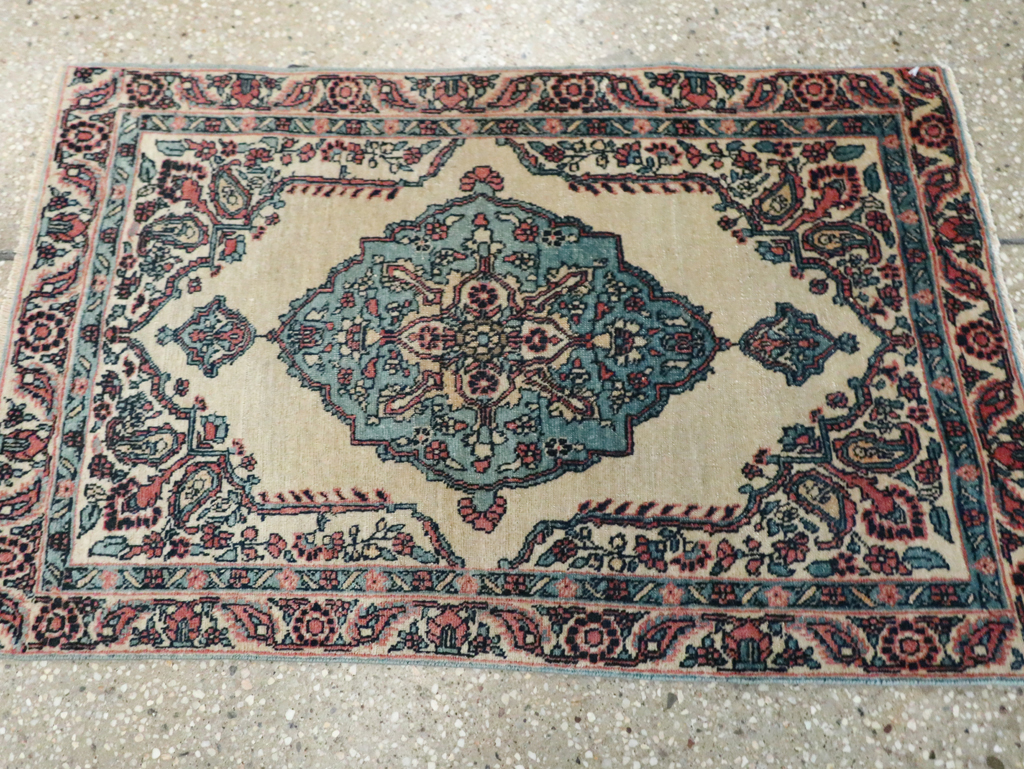 Antique Persian Tabriz Hagi Jalili Throw Rug, No.29482 - Gsblank