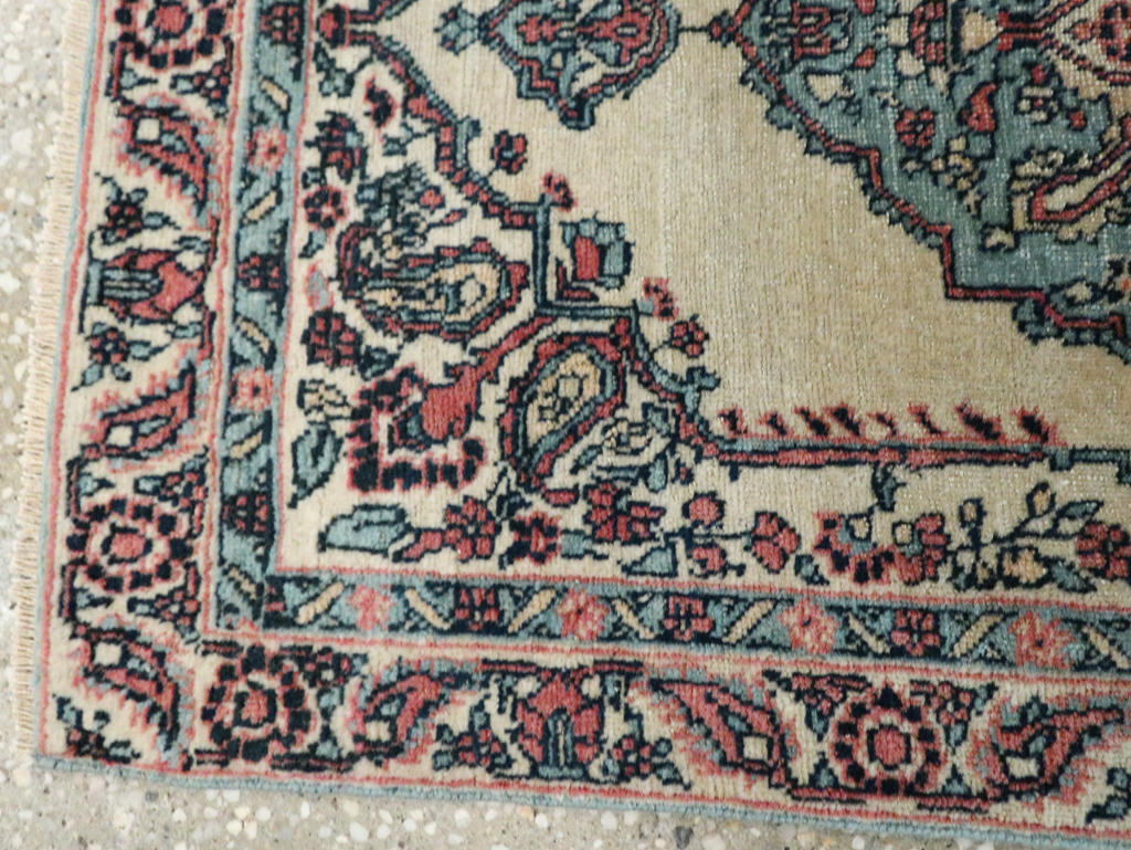 Antique Persian Tabriz Hagi Jalili Throw Rug, No.29482 - Gsblank