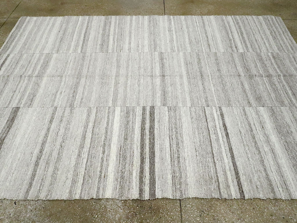 Vintage Turkish Flatweave Kilim Accent Rug, No.29488 - Gsblank