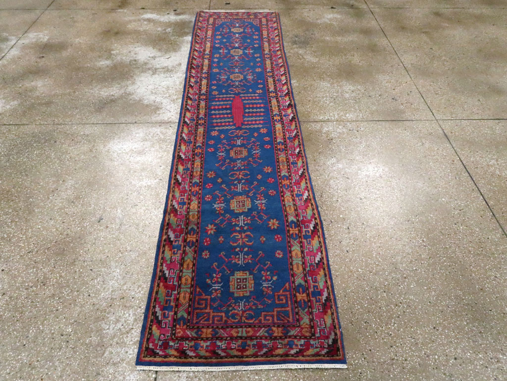 Antique East Turkestan Khotan Runner, No.29489 - Gsblank