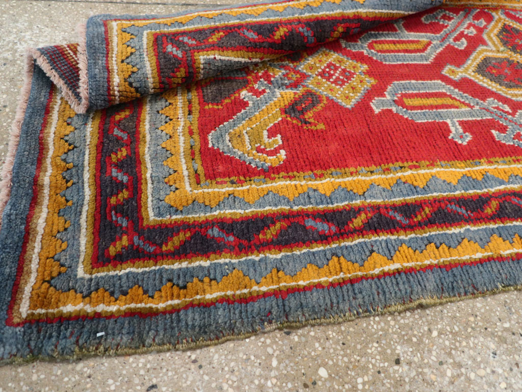 Antique Turkish Oushak Runner, No.29494 - Gsblank