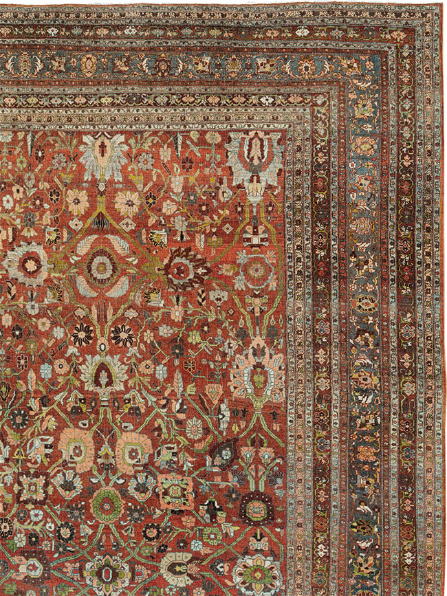 Antique Persian Bidjar Oversize Carpet, No.29500 - Gsblank