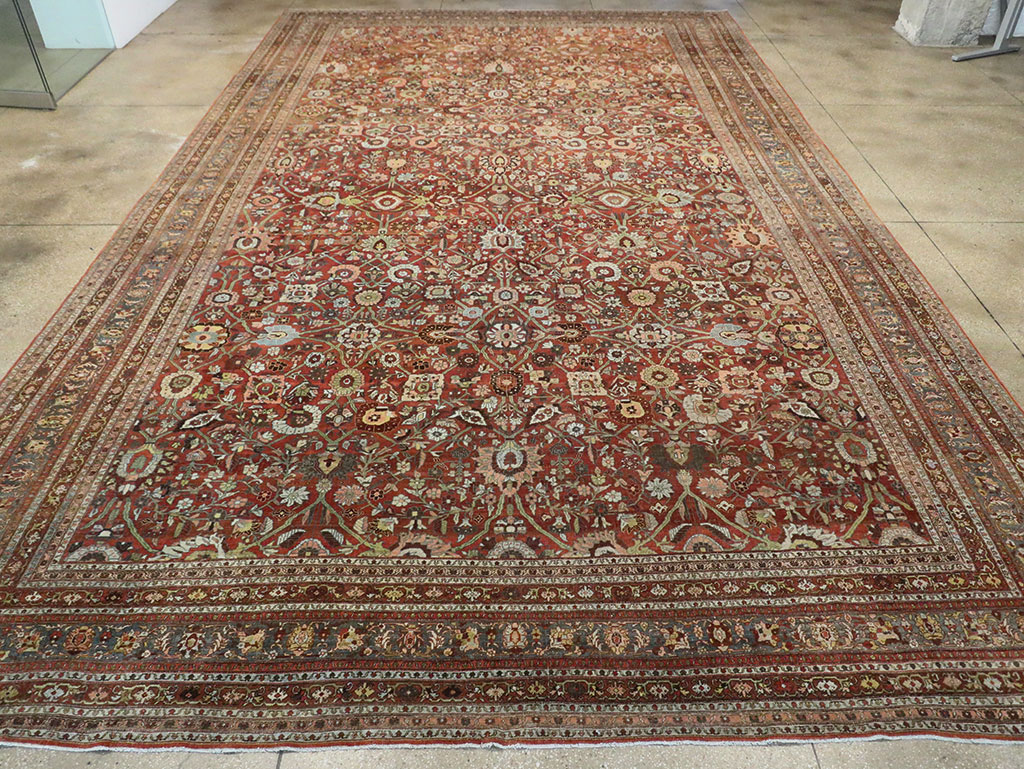 Antique Persian Bidjar Oversize Carpet, No.29500 - Gsblank