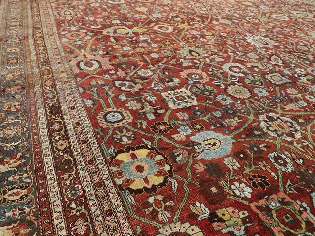 Antique Persian Bidjar Oversize Carpet, No.29500 - Gsblank