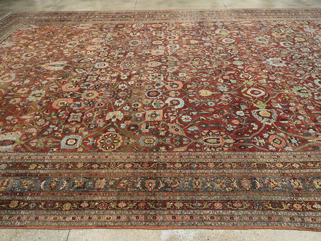 Antique Persian Bidjar Oversize Carpet, No.29500 - Gsblank