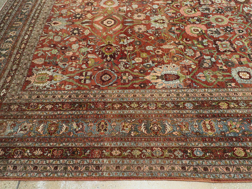 Antique Persian Bidjar Oversize Carpet, No.29500 - Gsblank