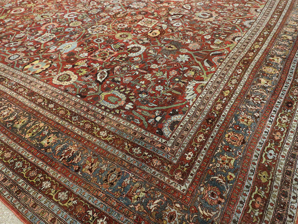 Antique Persian Bidjar Oversize Carpet, No.29500 - Gsblank