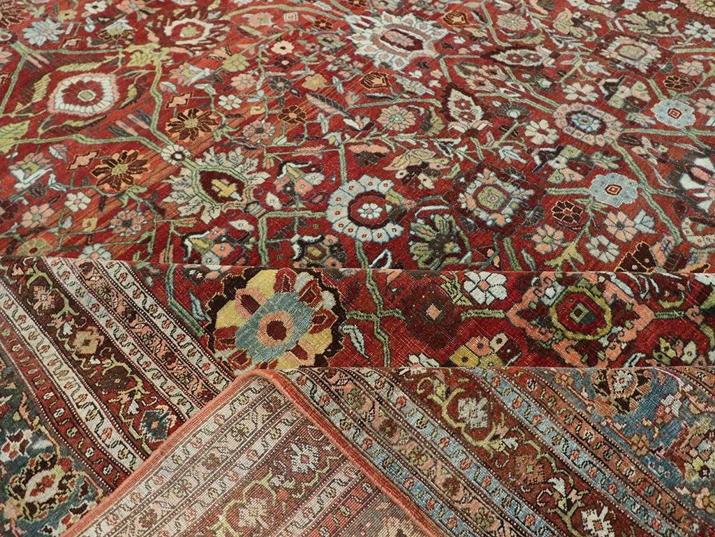 Antique Persian Bidjar Oversize Carpet, No.29500 - Gsblank
