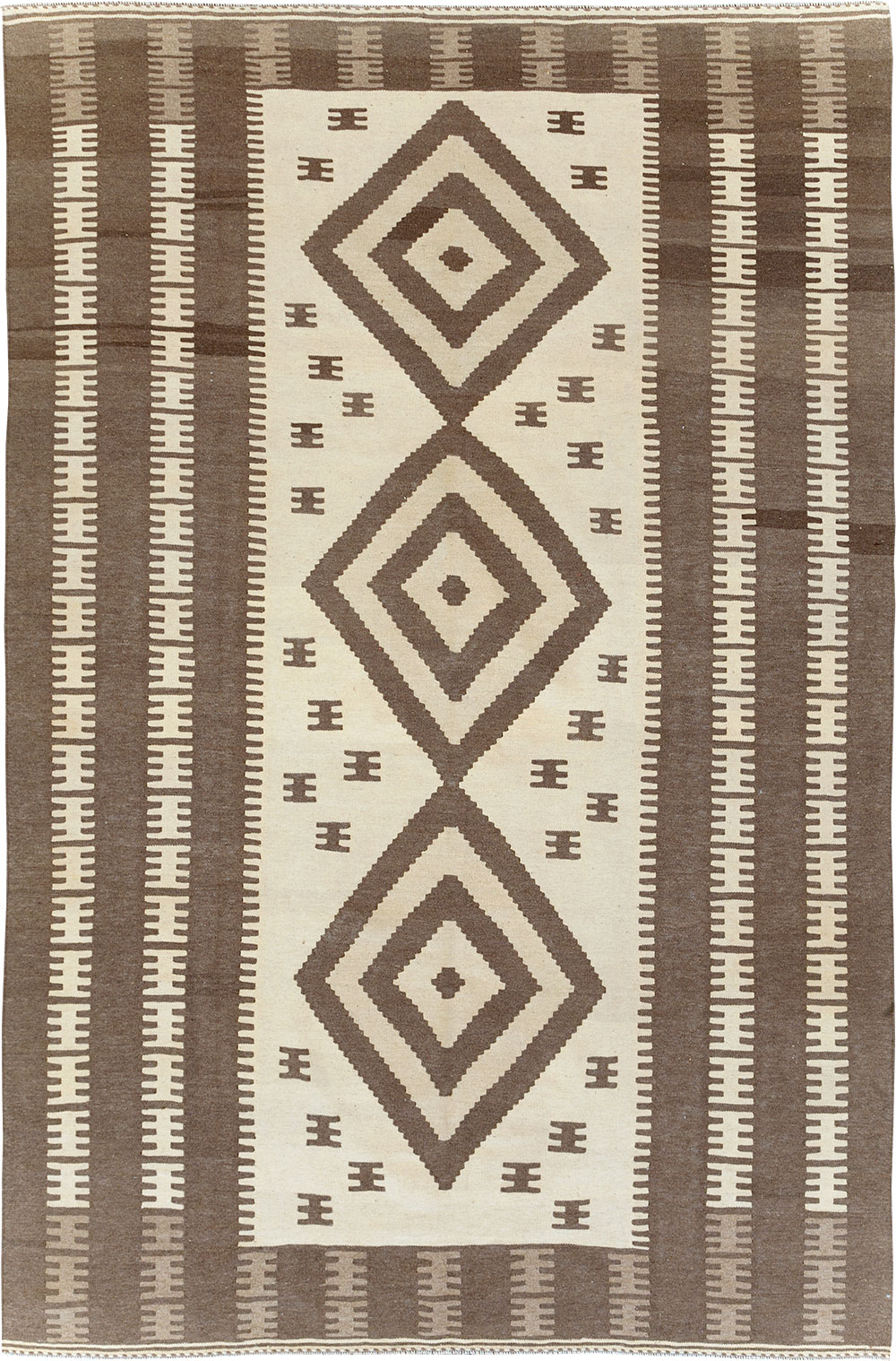 Vintage Persian Flatweave Kilim, No.29501 - Gsblank