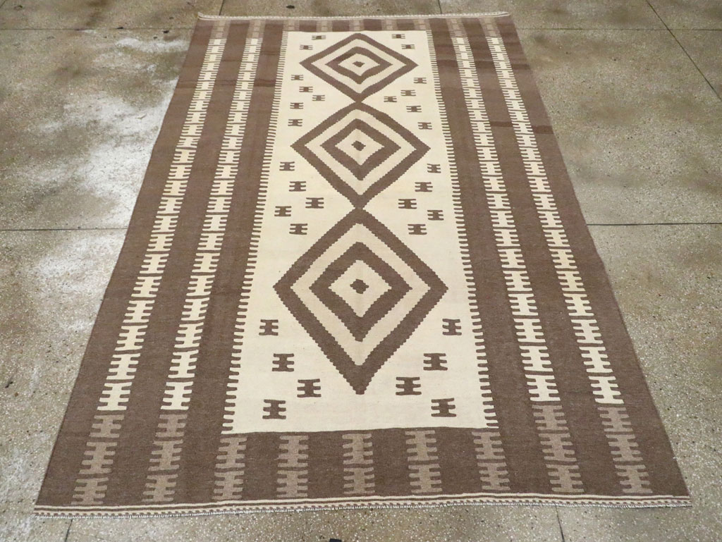 Vintage Persian Flatweave Kilim, No.29501 - Gsblank