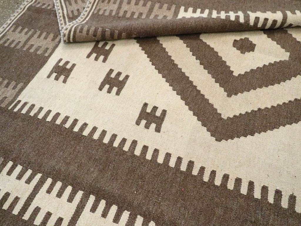 Vintage Persian Flatweave Kilim, No.29501 - Gsblank