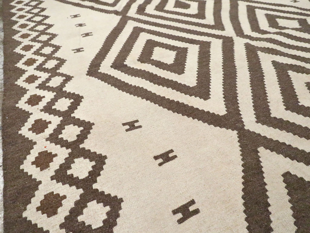 Vintage Persian Flatweave Kilim, No.29503 - Gsblank