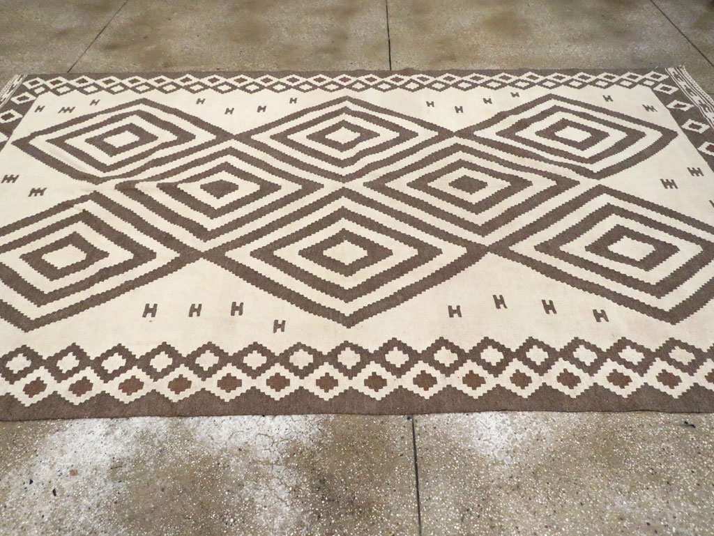 Vintage Persian Flatweave Kilim, No.29503 - Gsblank