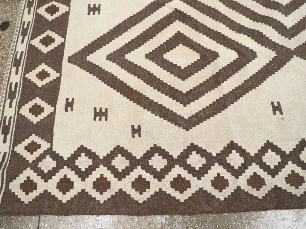 Vintage Persian Flatweave, No.29503 - Gsblank