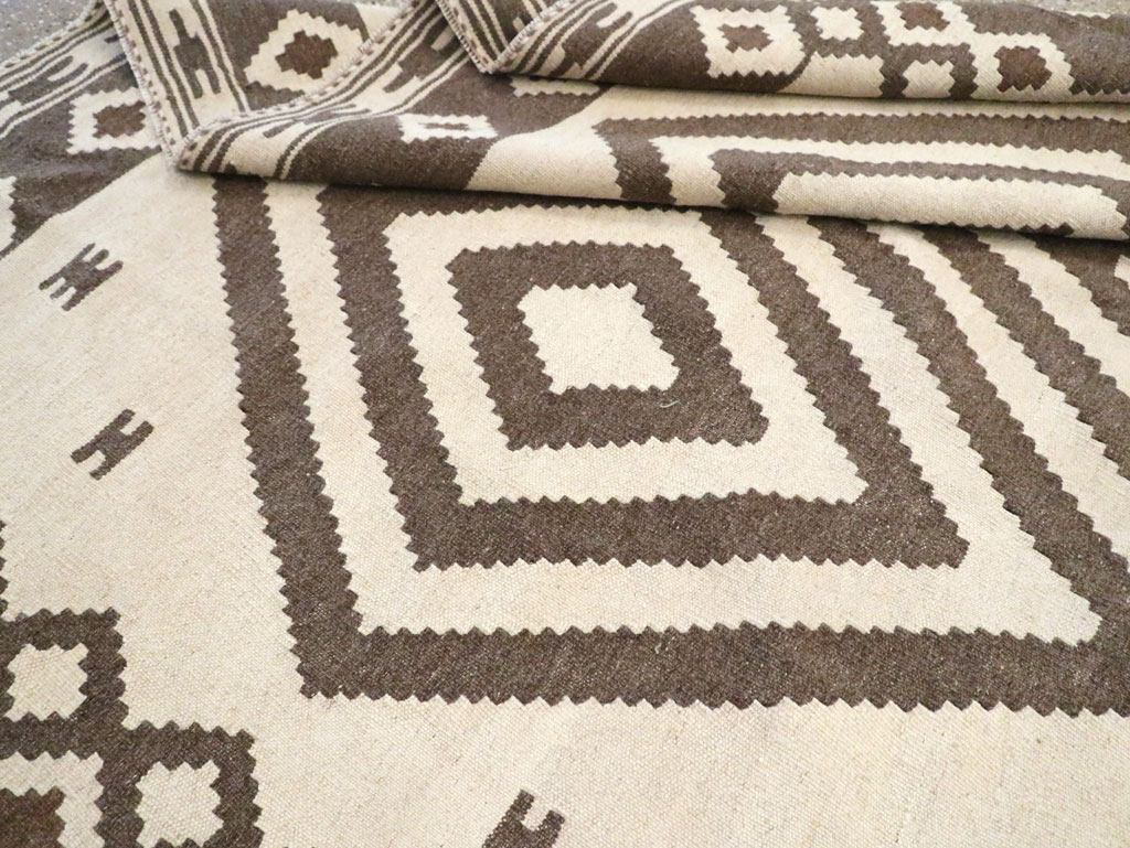 Vintage Persian Flatweave Kilim, No.29503 - Gsblank