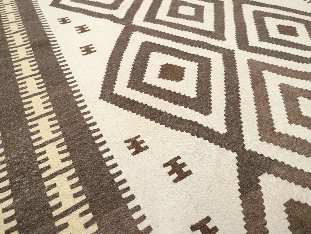 Vintage Persian Flatweave Kilim , No.29505 - Gsblank