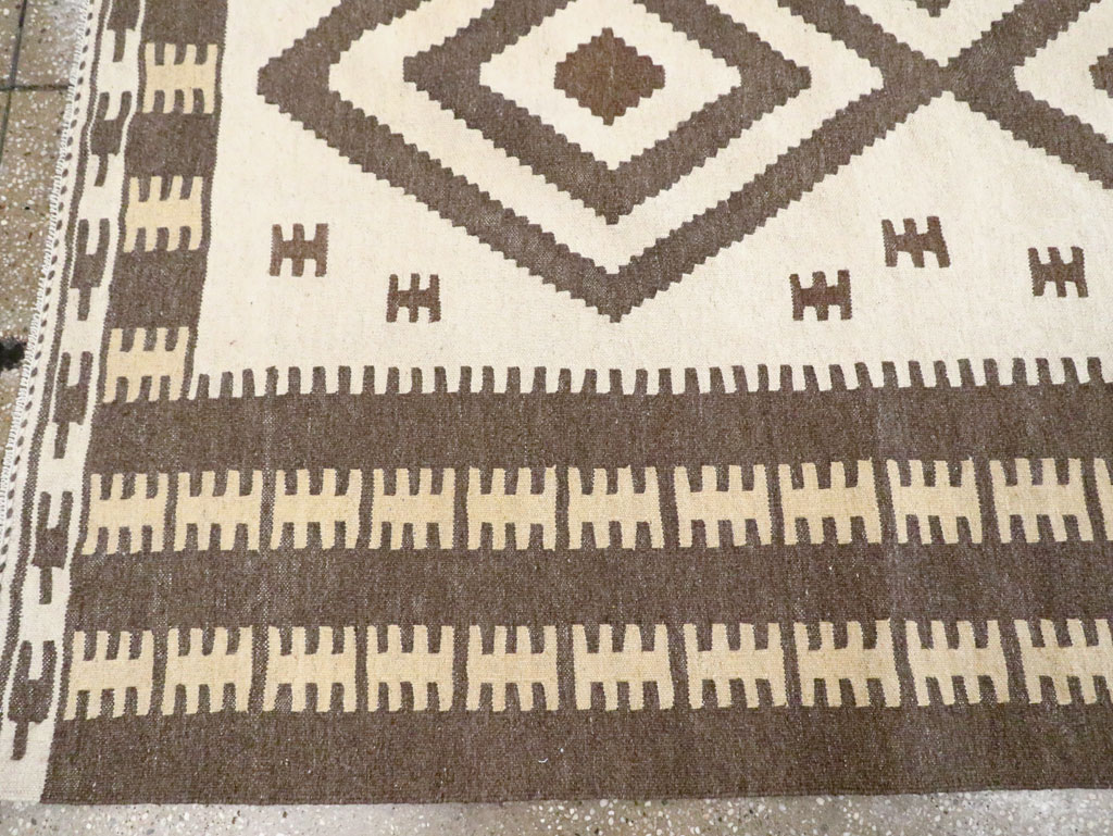 Vintage Persian Flatweave, No.29505 - Gsblank