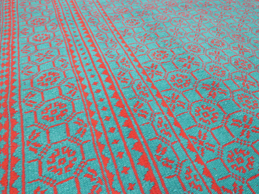 Vintage Persian Flatweave Kilim Room Size Carpet, No.29507 - Gsblank