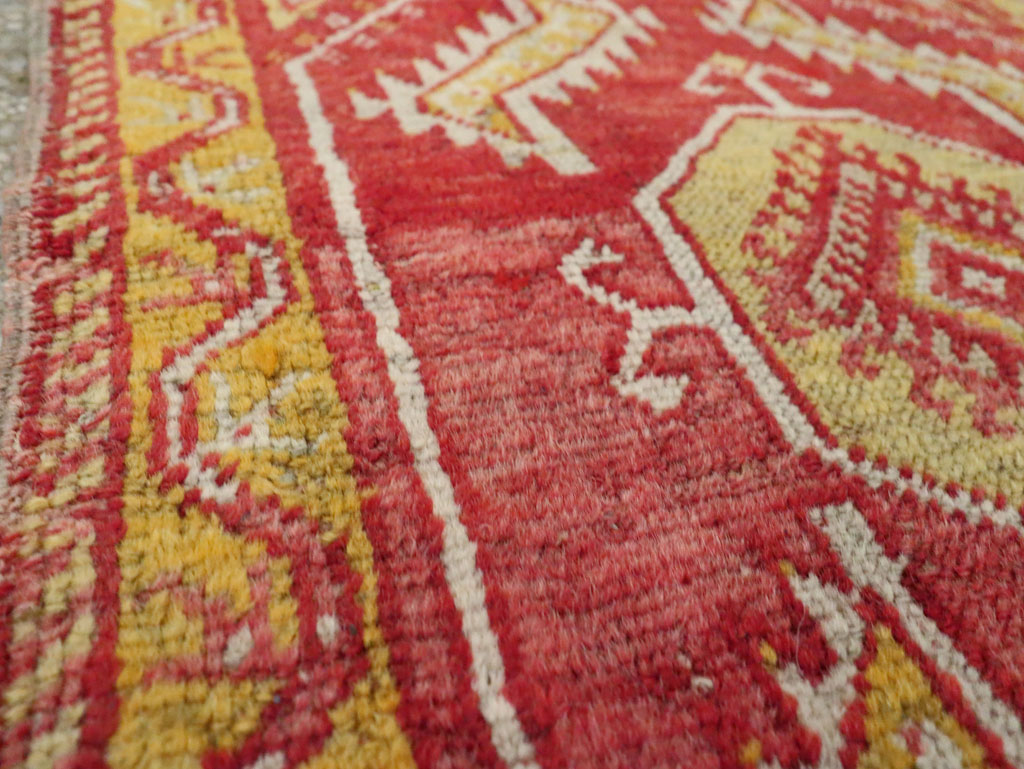 Vintage Turkish Anatolian Throw Rug, No.29512 - Gsblank